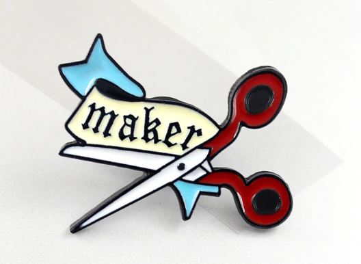 Maker Pin Badge
