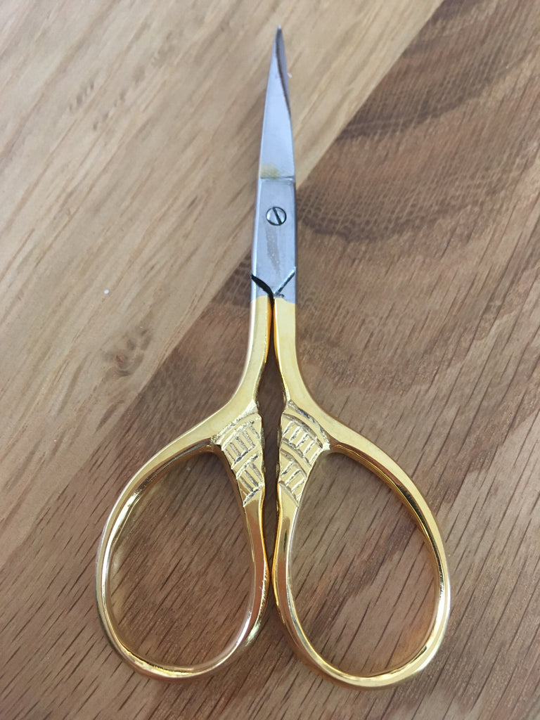 3.5" lion tail embroidery scissors - etui coterie