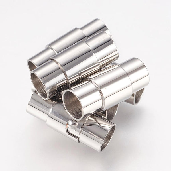 Stainless Steel Bayonet Clasps 7mm - etui coterie