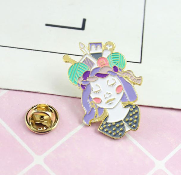 Craft Queen Pin Badge