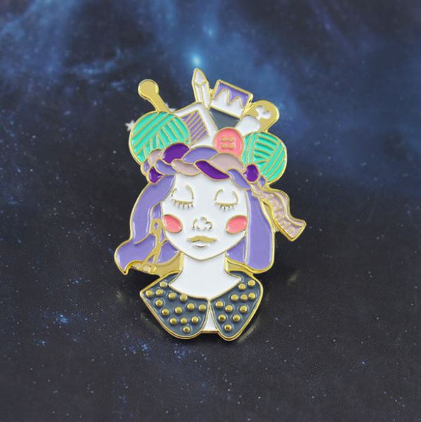 Craft Queen Pin Badge